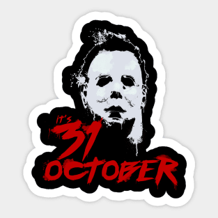 it's 31 october Sticker